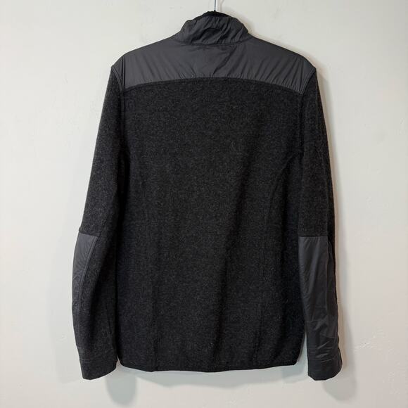 Outdoor Research Men's Cyprus Hybrid Half Zip Pullover Wool Gray Medium - Picture 2 of 9